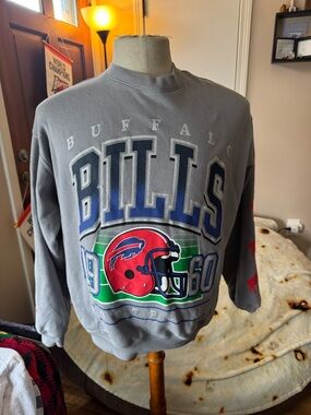 Buffalo Bills Oversized Graphic Crewneck